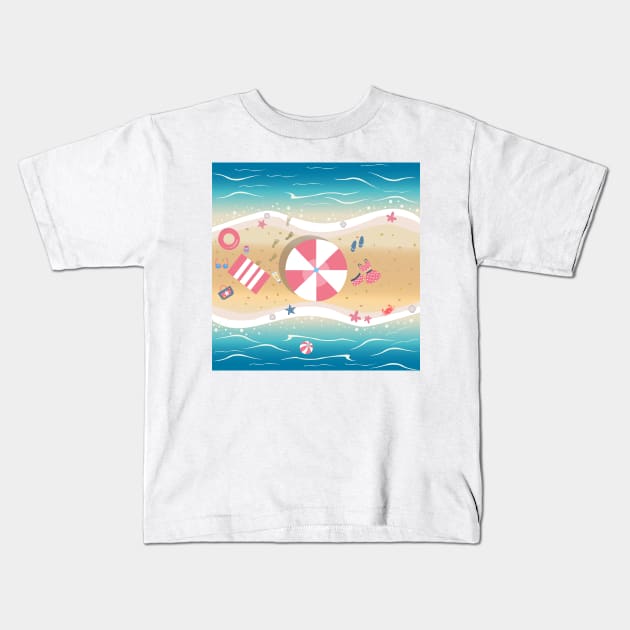 Beach Kids T-Shirt by Creative Meadows